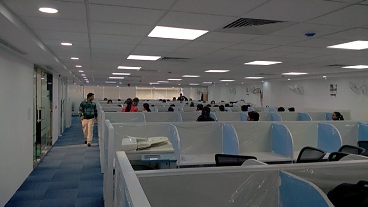 Landmark Insurance office Janakpuri New Delhi — commercial workplace design